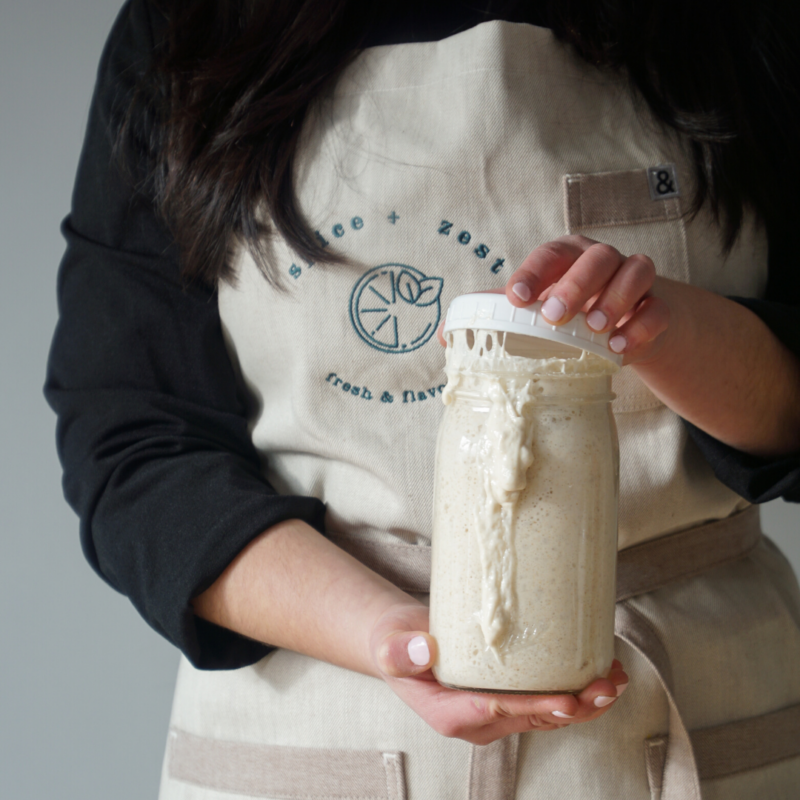 Sourdough Starter in a jar